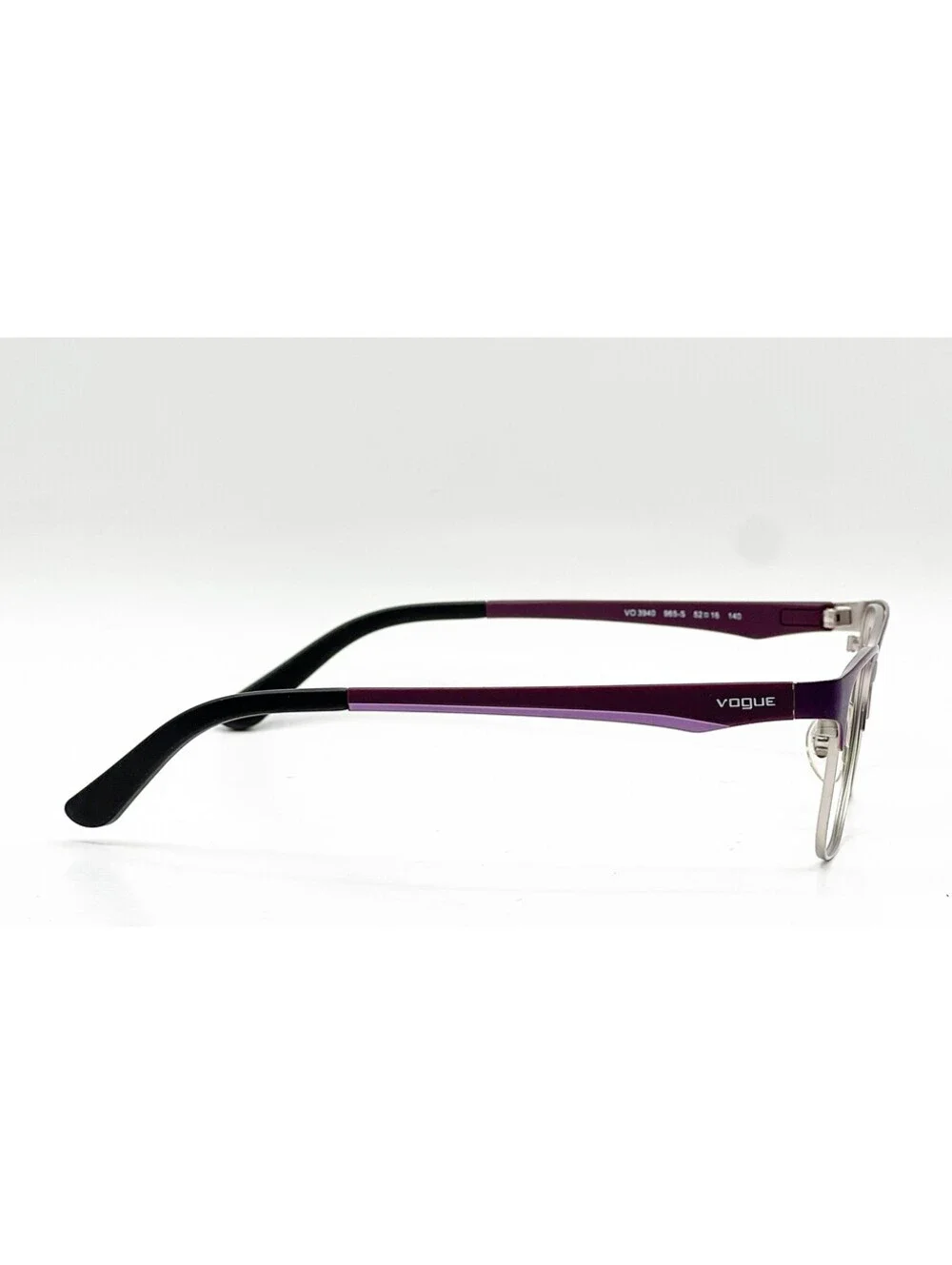 Vogue VO 3940 965-S Top Brushed Plum/Silver Authentic Eyeglass Frames 52-16
